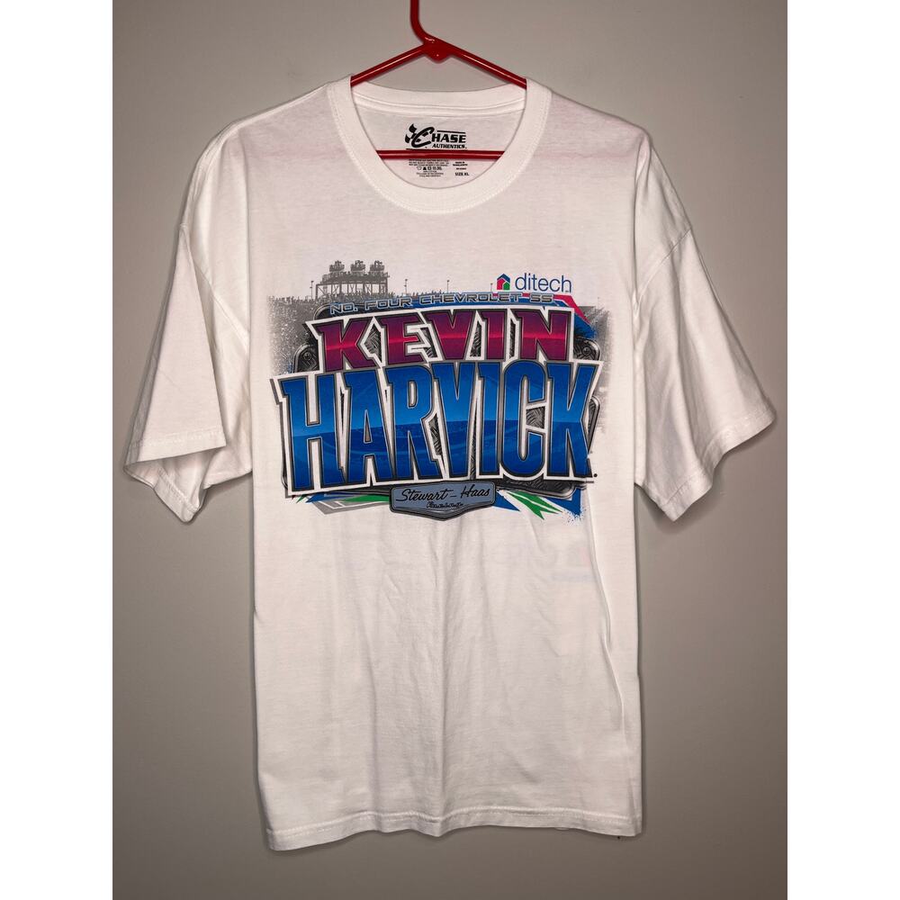Chase Authentics Stewart-Haas Kevin Harvick NASCAR DiTech Chevrolet Shirt XL